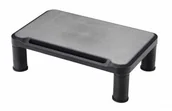 Akcesoria do monitorów - Podstawka pod monitor Q-CONNECT, 38x24cm, z regulacją wysokości, czarna - miniaturka - grafika 1