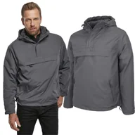 Odzież taktyczna i umundurowanie - Kurtka BRANDIT Windbreaker Kangurka Anthracite - miniaturka - grafika 1