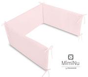 Ochraniacze do łóżeczka - MimiNu by Kieczmerski, Ochraniacz do łóżeczka, Różowy, 30x180 cm - miniaturka - grafika 1