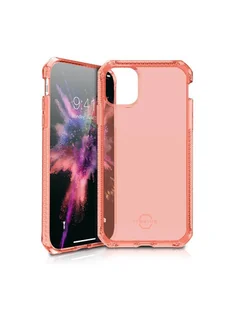 ITSKINS Cover for iPhone 11 Max 6.5 ". Transparent Coral Red - Etui i futerały do telefonów - miniaturka - grafika 1