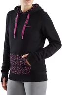 Bluzy sportowe damskie - Bluza Damska Viking Laxa Bamboo Lady 09 czarny z różem - miniaturka - grafika 1