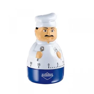 Kuchenprofi Minutnik kucharz, biały, 11 cm - Minutniki - miniaturka - grafika 1