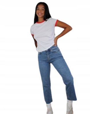 Petite Jeansy Damskie Klasyczne Proste 26/28 Zay