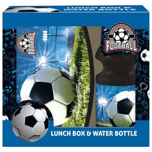 Derform Zestaw śniadaniówka + bidon Piłka 16 - Lunch boxy - miniaturka - grafika 1