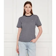 Koszulki i topy damskie - GUESS T-shirt SARA Loose fit - miniaturka - grafika 1