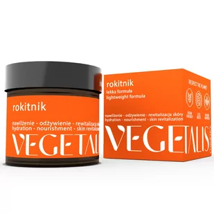 Vegetalis Cosmetics, Krem odżywczo-nawilżający do twarzy z rokitnikiem na dzień, 50ml - Kremy do twarzy - miniaturka - grafika 1