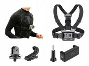 Akcesoria do kamer sportowych - Szelki Uchwyt Chest Mount Do Gopro 10 9 8 7 6 5 4 - miniaturka - grafika 1