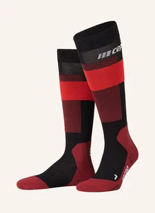 Cep Skarpety Narciarskie Merino Compression - Tall Z Wełną Merino rot - Skarpetki damskie - miniaturka - grafika 1
