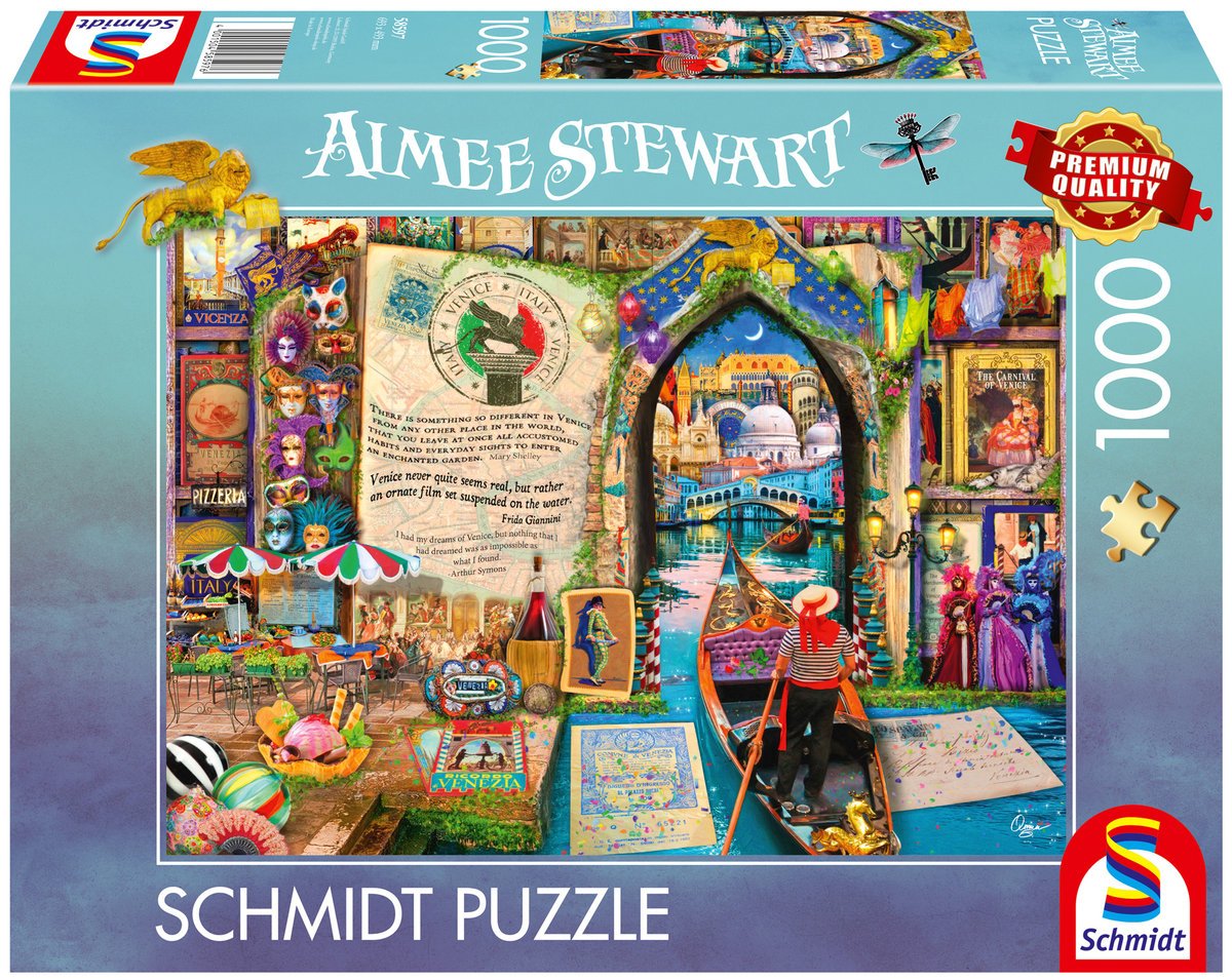 Schmidt, Puzzle PQ AIMEE STEWART Wspomnienia z Wenecji / Włochy, 1000 el.
