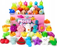 Zabawki sensoryczne - Gniotek Antystresowy Squishy Sensoryczny Zestaw Małpa Mochi Zwierzeta x 25 - miniaturka - grafika 1