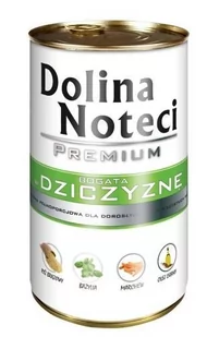 Dolina Noteci PREMIUM bogata w dziczyznę 24x400g 23299-uniw - Mokra karma dla psów - miniaturka - grafika 1