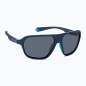 Okulary przeciwsłoneczne - Okulary przeciwsłoneczne Polaroid PLD 2152/S matte blue/blue polarized WYSYŁKA W 24H 30 DNI NA ZWROT - miniaturka - grafika 1