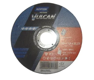 NORTON Tarcza do cięcia stali inox płaska 125 x 1 x 22 - Tarcze do pił - miniaturka - grafika 2