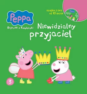 JAWI Świnka Peppa. Bajeczki z książeczki. Niewidzialny przyjaciel (DVD) + Książka - Baśnie, bajki, legendy - miniaturka - grafika 2