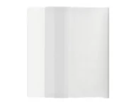 Szkolne artykuły papiernicze - Okładka E6R regulowana 24,5cm x 34-37,7cm krystal - E6R (24,5cm x regulowana szer.) \ przezroczysta - miniaturka - grafika 1