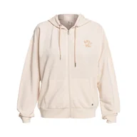 Bluzy damskie - Damska Bluza ROXY SURFING BY DAYLIGHT FULL ZIP A ERJFT04810-TEH0 – Beżowy - miniaturka - grafika 1