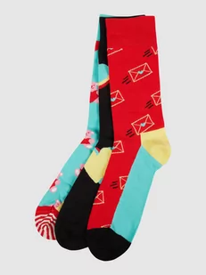 Skarpety w zestawie 3 pary - Skarpetki męskie - miniaturka - grafika 1