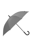 Parasole - Duży parasol damski w kolorze szarym - miniaturka - grafika 1