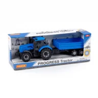 Samochody i pojazdy dla dzieci - Traktor P/B  akcesoria 40x12x15 Progress niebieski WADER POLESIE 91253 WADP - miniaturka - grafika 1