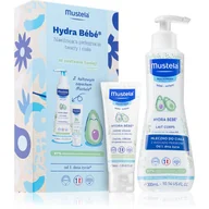 Kosmetyki kąpielowe dla dzieci - Mustela Bébé Hydra Bébé Set zestaw upominkowy dla dzieci od urodzenia - miniaturka - grafika 1