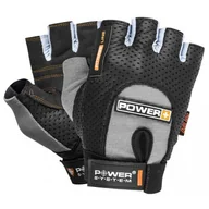 Rękawice do ćwiczeń - Rękawice fitness Power System  Fitness Rukavice Power Plus Šedé XL - miniaturka - grafika 1