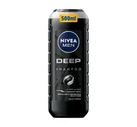 Szampony do włosów - NIVEA MEN Deep szampon do włosów dla mężczyzn 500 ml - miniaturka - grafika 1