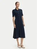 Sukienki - Tommy Hilfiger Sukienka codzienna WW0WW48776 Niebieski Regular Fit - miniaturka - grafika 1