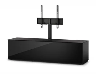 Sonorous STUDIO161 Szafka audio video z uchwytem na telewizor STA161F-BLK-BLK-BS STA161F-BLK-BLK-BS - Szafki RTV - miniaturka - grafika 1