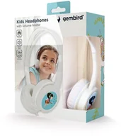 Słuchawki - Gembird Kids Headphones with Volume Limiter White Array - miniaturka - grafika 1