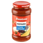 Majonezy i dressingi - Dawtona Sos meksykański z fasolą i kukurydzą 520 g - miniaturka - grafika 1