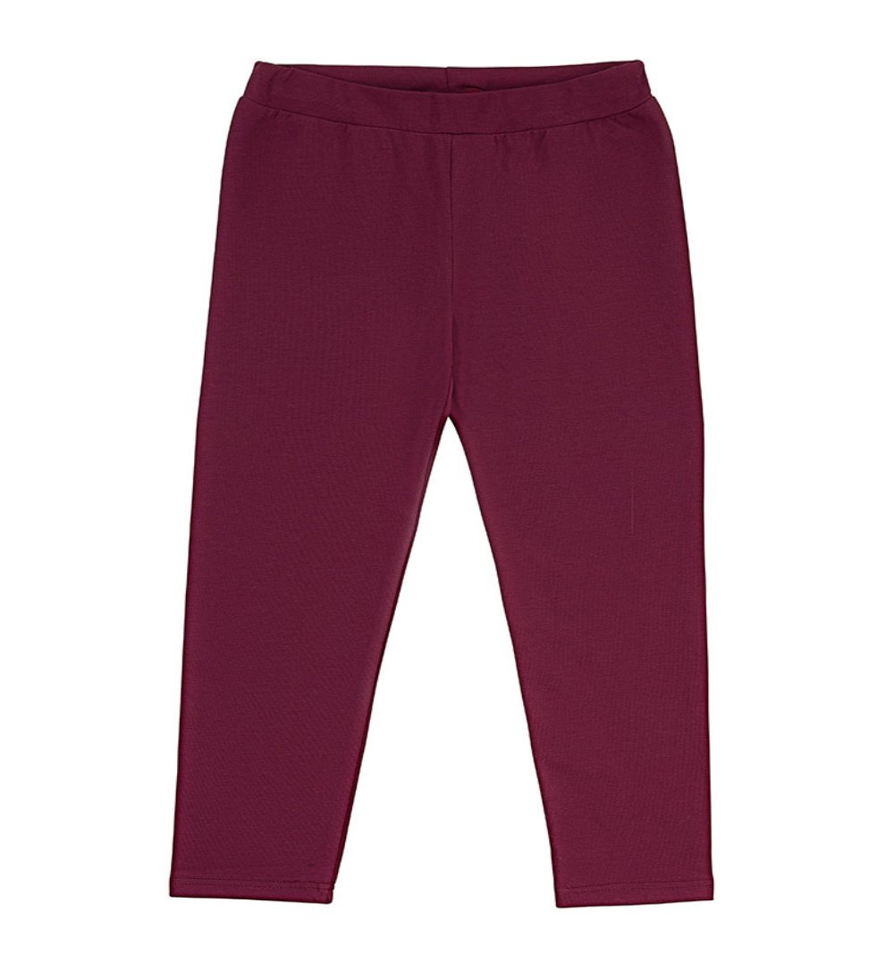 Legginsy niemowlęce bordowe - 62