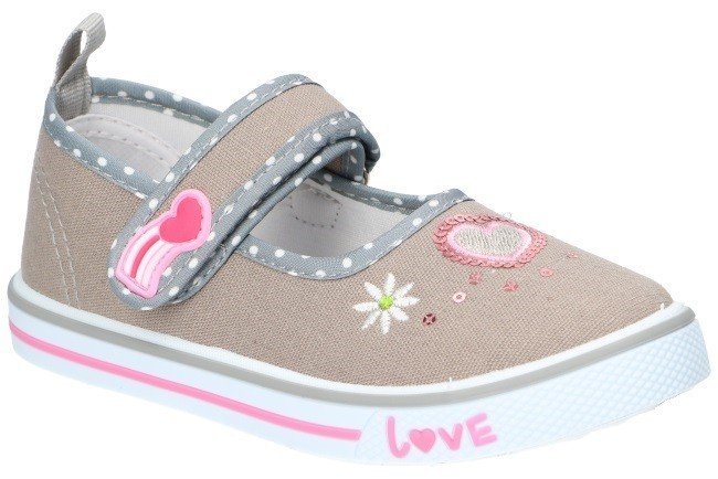 AMERICAN CLUB TEN151 BALERINKI TRAMPKI DZIECIĘCE WKŁADKA SKÓRZANA GREY 27