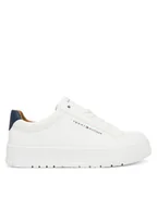 Buty dla chłopców - Tommy Hilfiger Sneakersy Low Cut Lace Up Sneaker T3X9-34091-1355 D Biały - miniaturka - grafika 1