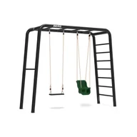 Place zabaw - BERG Plac Zabaw PLAYBASE z Huśtawką Kubełkową i Gumową - miniaturka - grafika 1