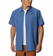 Koszule męskie - Koszula męska Columbia LAKESIDE TRAIL™ Short Sleeve II Indigo - S - miniaturka - grafika 1