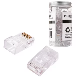 Wtyk RJ45 przelotowy kat.6 Utp PT-RJ456UT-1 100szt - Wtyczki i adaptery - miniaturka - grafika 7