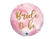 Wieczór panieński i kawalerski - Balon foliowy Bride to be na Wieczór Panieński - 46 cm - 1 szt - miniaturka - grafika 1
