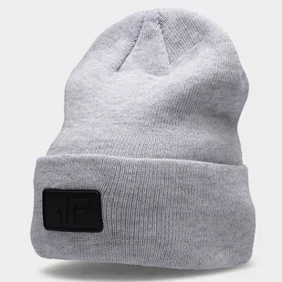4F, Czapka zimowa, H4Z22-CAU001 27M, szary, one size - Czapki damskie - miniaturka - grafika 1