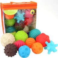 Zabawki sensoryczne - Piłeczki sensoryczne Piłki sensory do ćwiczeń Miękkie - miniaturka - grafika 1