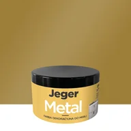 Farby wewnętrzne - Farba do mebli Metal 0.125 l Stare złoto Jeger - miniaturka - grafika 1