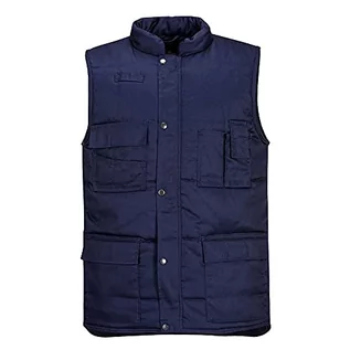 Kamizelki męskie - Portwest portwest S414 shetland Bodywarmer gilet nowa odzież robocza dla mężczyzn Warm ubranie, 3 XL, morski S414NARXXXL - grafika 1