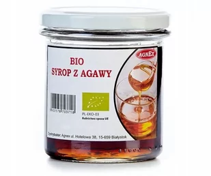 Agnex BIO Syrop z agawy 350g - Cukier i słodziki - miniaturka - grafika 1