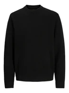 Swetry męskie - Jack & Jones Sweter w kolorze czarnym - miniaturka - grafika 1