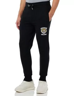 AMERICAN COLLEGE USA Spodnie dresowe męskie, czarny, XL - Spodnie sportowe męskie - miniaturka - grafika 1