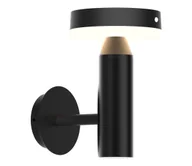 Lampy ogrodowe - LED Kinkiet solarny z czujnikiem GWINEA LED/4,5W/3,7V IP44 czarny - miniaturka - grafika 1