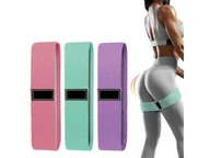 Gumy, taśmy, ekspandery - Gumy Do Ćwiczeń Materiałowe Zestaw 3 Sztuki - miniaturka - grafika 1