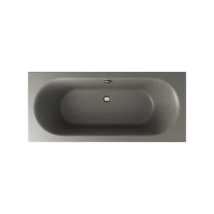 Wanna do zabudowy Excellent Oceana Slim 180x80 cm prostokątna szary mat WAEX.OCE18CMMS - Wanny - miniaturka - grafika 1