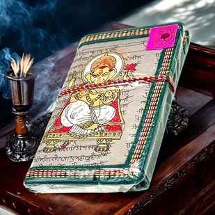 Notes Notatnik Pamiętni Ganesha Papier Czerpany Indie Orientalny Idealny Prezent - Notesy i bloczki - miniaturka - grafika 1