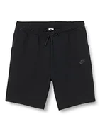 Spodenki damskie - Nike Męskie szorty M NSW Tch FLC, Black/(Black), L - miniaturka - grafika 1