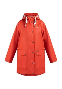 Schmuddelwedda Oversized płaszcz przeciwdeszczowy damski 34323370, W22_czerwony, XL-XXL - Kurtki damskie - miniaturka - grafika 1